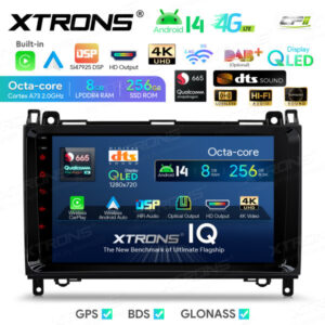 Android Autoradio Xtrons für Mercedes Benz/Volkswagen 8/256 GB – IQP94M245P-03 CPII