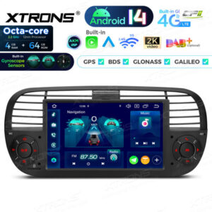 Android Autoradio Xtrons für Fiat 500 – PX7450FBLGS-02 CPII