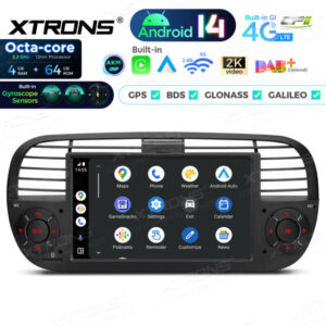 Android Autoradio Xtrons für Fiat 500 – PX7450FBLGS-05 CPII