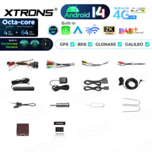 Android Autoradio Xtrons für Fiat 500 – PX7450FBLGS-11 CPII