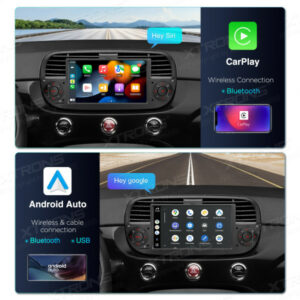 Alternative view of Xtrons PX7450FBLGS Android Autoradio Fiat 500 2007-2015 7 Zoll IPS Display