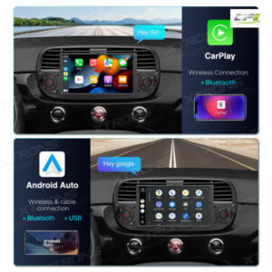 Android Autoradio Xtrons für Fiat 500 – PX7450FBLGS-14 CPII