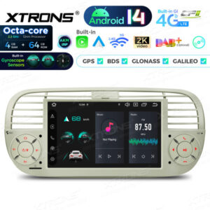 Android Autoradio Xtrons für Fiat 500 – PX7450FCLGS-03 CPII