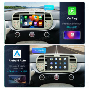 Alternative view of Xtrons PX7450FCLGS Android Autoradio Fiat 500 2007-2015 7 Zoll IPS Display