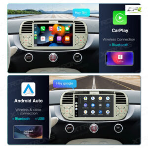 Android Autoradio Xtrons für Fiat 500 – PX7450FCLGS-14 CPII