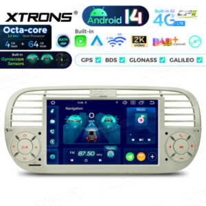 Android Autoradio Xtrons für Fiat 500