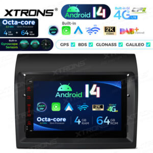 Android Autoradio Xtrons für Fiat Ducato 4/64 GB – PX74DTFLGS-02 CPII