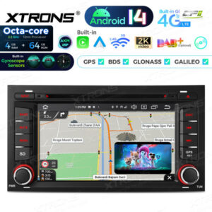 Android Autoradio Xtrons für Seat Leon 4/64 GB – PX74LESGS-06 CPII