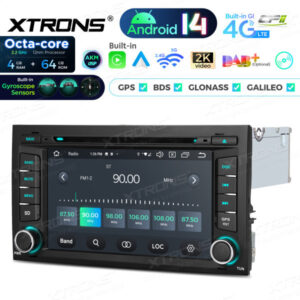Android Autoradio Xtrons für Seat Leon 4/64 GB – PX74LESGS-08 CPII