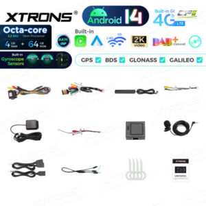 Android Autoradio Xtrons für Seat Leon 4/64 GB – PX74LESGS-11 CPII