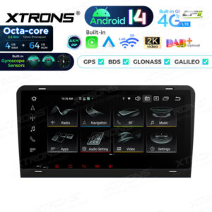 Android Autoradio Xtrons für Audi A3 8P 4/64 GB – PX84AA3LHGS-02 CPII