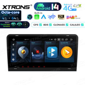 Android Autoradio Xtrons für Audi A3 8P 4/64 GB – PX84AA3LHGS-03 CPII