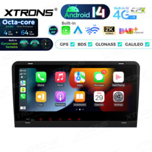 Android Autoradio Xtrons für Audi A3 8P 4/64 GB – PX84AA3LHGS-05 CPII