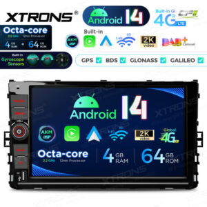 Android Autoradio Xtrons für VW 4/64 GB – PX94MTNVGS-03 CPII