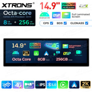 Android Autoradio Xtrons für BMW 5er E60 / E61 / M5 CCC – QLBX4460CC3-01 CPII