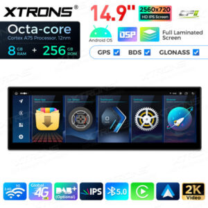 Android Autoradio Xtrons für BMW 5er E60 / E61 / M5 CCC – QLBX4460CC3-02 CPII