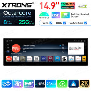 Android Autoradio Xtrons für BMW 5er E60 / E61 / M5 CCC – QLBX4460CC3-06 CPII