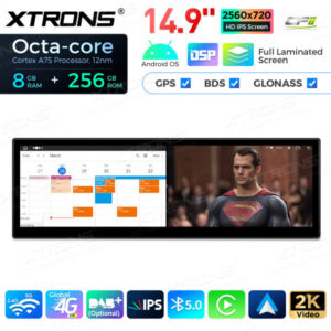 Android Autoradio Xtrons für BMW 5er E60 / E61 / M5 CCC – QLBX4460CC3-07 CPII