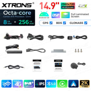 Android Autoradio Xtrons für BMW 5er E60 / E61 / M5 CCC – QLBX4460CC3-12 CPII