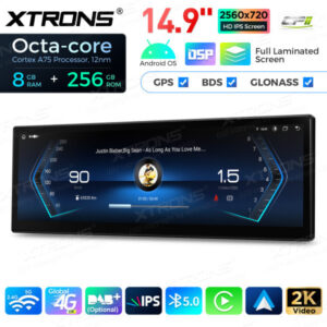 Android Autoradio Xtrons für BMW 6er M6 E63 E64 CCC 8/256 GB – QLBX4463CC3-09 CPII