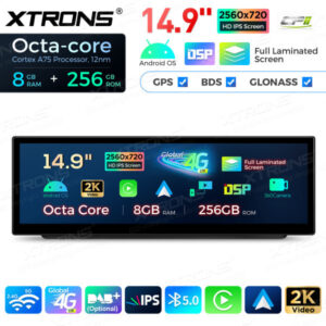 Android Autoradio Xtrons für BMW 3er E90 / E91 / E92 / E93 – QLBX4490UNL3-02 CPII