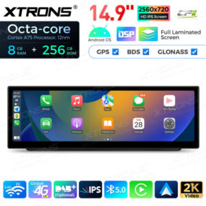 Android Autoradio Xtrons für BMW 3er E90 / E91 / E92 / E93 – QLBX4490UNL3-04 CPII