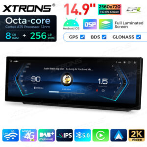 Android Autoradio Xtrons für BMW 3er E90 / E91 / E92 / E93 – QLBX4490UNL3-09 CPII