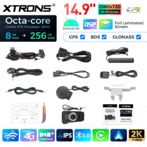 Android Autoradio Xtrons für BMW 3er E90 / E91 / E92 / E93 – QLBX4490UNL3-12 CPII