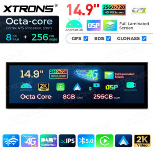 Android Autoradio Xtrons für BMW 3er E90 / E91 / E92 / E93 / M3 CCC – QLBX4492CC3-02 CPII