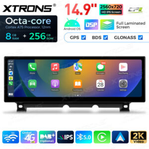 Android Autoradio Xtrons für BMW 7 Series F01 / F02 CIC LHD 8/256 GB – QLBX44CISVL-04 CPII
