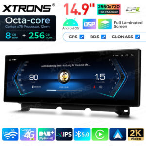 Android Autoradio Xtrons für BMW 7 Series F01 / F02 CIC LHD 8/256 GB – QLBX44CISVL-09 CPII