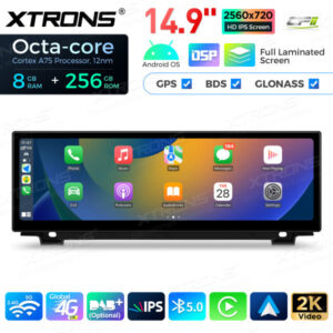 Android Autoradio Xtrons für BMW 5er F10 / F11 CIC 8/256 GB – QLBX44FVCI-04 CPII