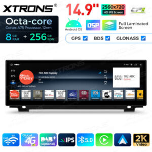 Android Autoradio Xtrons für BMW 5er F10 / F11 CIC 8/256 GB – QLBX44FVCI-06 CPII