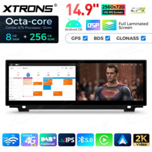 Android Autoradio Xtrons für BMW 5er F10 / F11 CIC 8/256 GB – QLBX44FVCI-07 CPII
