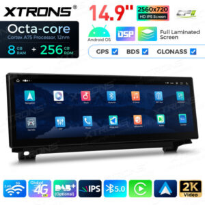 Android Autoradio Xtrons für BMW 5er F10 / F11 CIC 8/256 GB – QLBX44FVCI-08 CPII