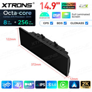 Android Autoradio Xtrons für BMW 5er F10 / F11 CIC 8/256 GB – QLBX44FVCI-11 CPII