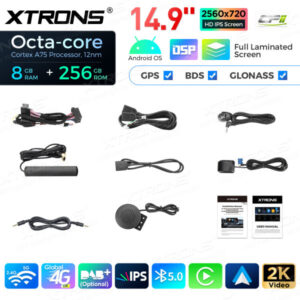 Android Autoradio Xtrons für BMW 5er F10 / F11 CIC 8/256 GB – QLBX44FVCI-12 CPII