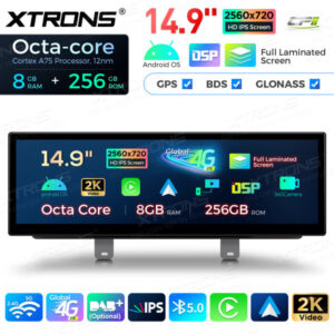 Android Autoradio Xtrons für BMW 5er G30 / G31 EVO 8/256 GB – QLBX44FVEV3-03 CPII