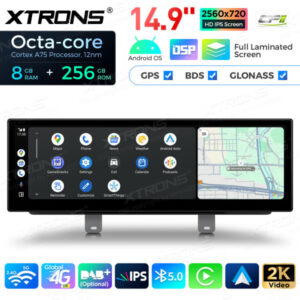 Android Autoradio Xtrons für BMW 5er G30 / G31 EVO 8/256 GB – QLBX44FVEV3-05 CPII