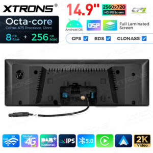 Android Autoradio Xtrons für BMW 5er G30 / G31 EVO 8/256 GB – QLBX44FVEV3-10 CPII