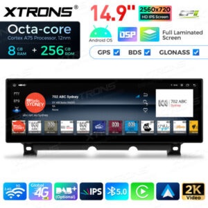 Android Autoradio Xtrons für BMW 7er F01 / F02 NBT LHD 8/256 GB – QLBX44NBSVL-06 CPII