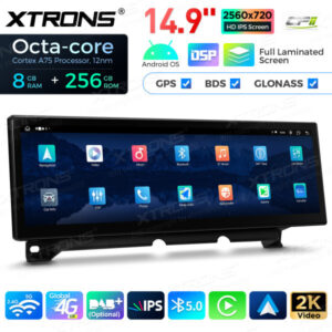 Android Autoradio Xtrons für BMW 7er F01 / F02 NBT LHD 8/256 GB – QLBX44NBSVL-08 CPII