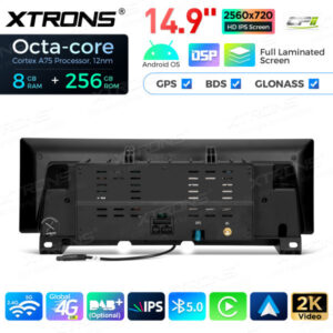 Android Autoradio Xtrons für BMW 7er F01 / F02 NBT LHD 8/256 GB – QLBX44NBSVL-10 CPII