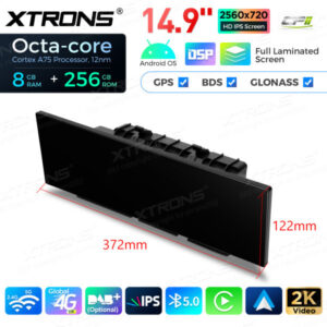 Android Autoradio Xtrons für BMW 7er F01 / F02 NBT LHD 8/256 GB – QLBX44NBSVL-11 CPII