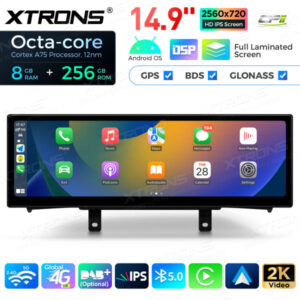 Android Autoradio Xtrons für BMW 1er 2er NBT LHD 8/256 GB – QLBX44NENBL3-04 CPII