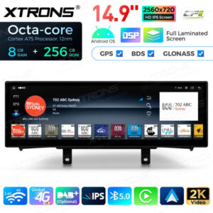 Android Autoradio Xtrons für BMW 1er 2er NBT LHD 8/256 GB – QLBX44NENBL3-06 CPII