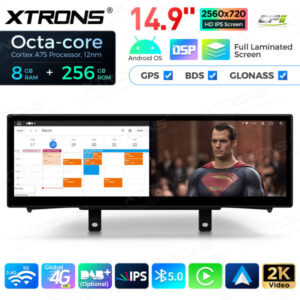 Android Autoradio Xtrons für BMW 1er 2er NBT LHD 8/256 GB – QLBX44NENBL3-07 CPII