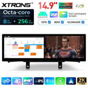 Android Autoradio Xtrons für BMW 1er 2er NBT RHD 8/256 GB – QLBX44NENBR3-07 CPII