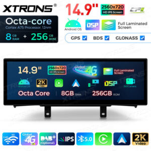 Android Autoradio Xtrons für BMW 1er 2er NBT RHD 8/256 GB