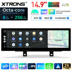 Android Autoradio Xtrons für BMW 3er 4er EVO RHD 8/256 GB – QLBX44THEVR3-05 CPII